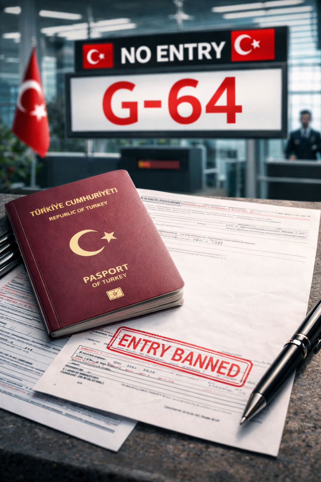 Код G-64 в Турции: запрет на въезд и как его снять